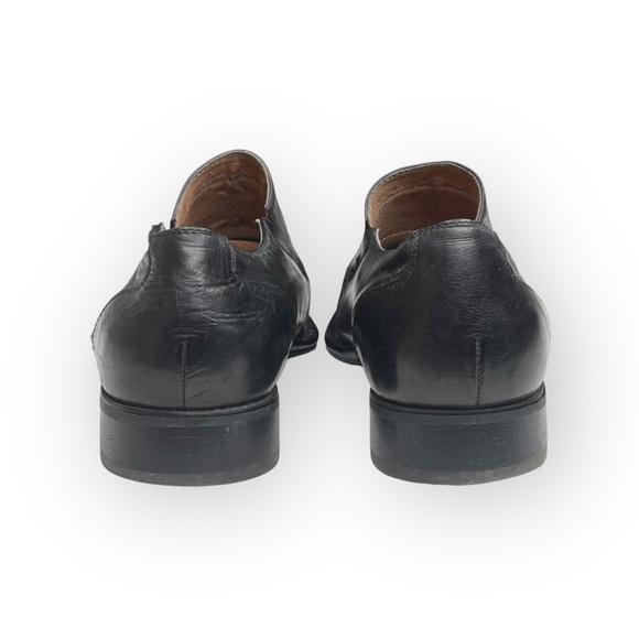 Stacy Adams Square Toe Dress Shoe Booties Black Leather Shooties 13D - Picture 4 of 16